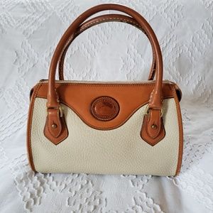 Vintage Mini Satchel Bone w/British Tan